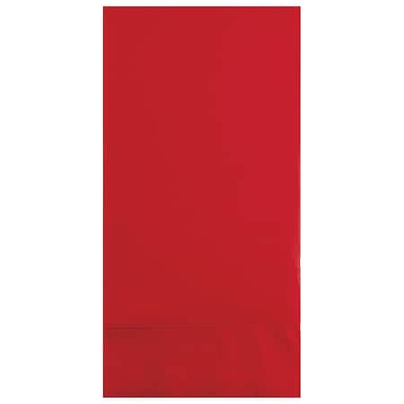Touch Of Color Classic Red Guest Towels, 4"x8", 192PK 951031
